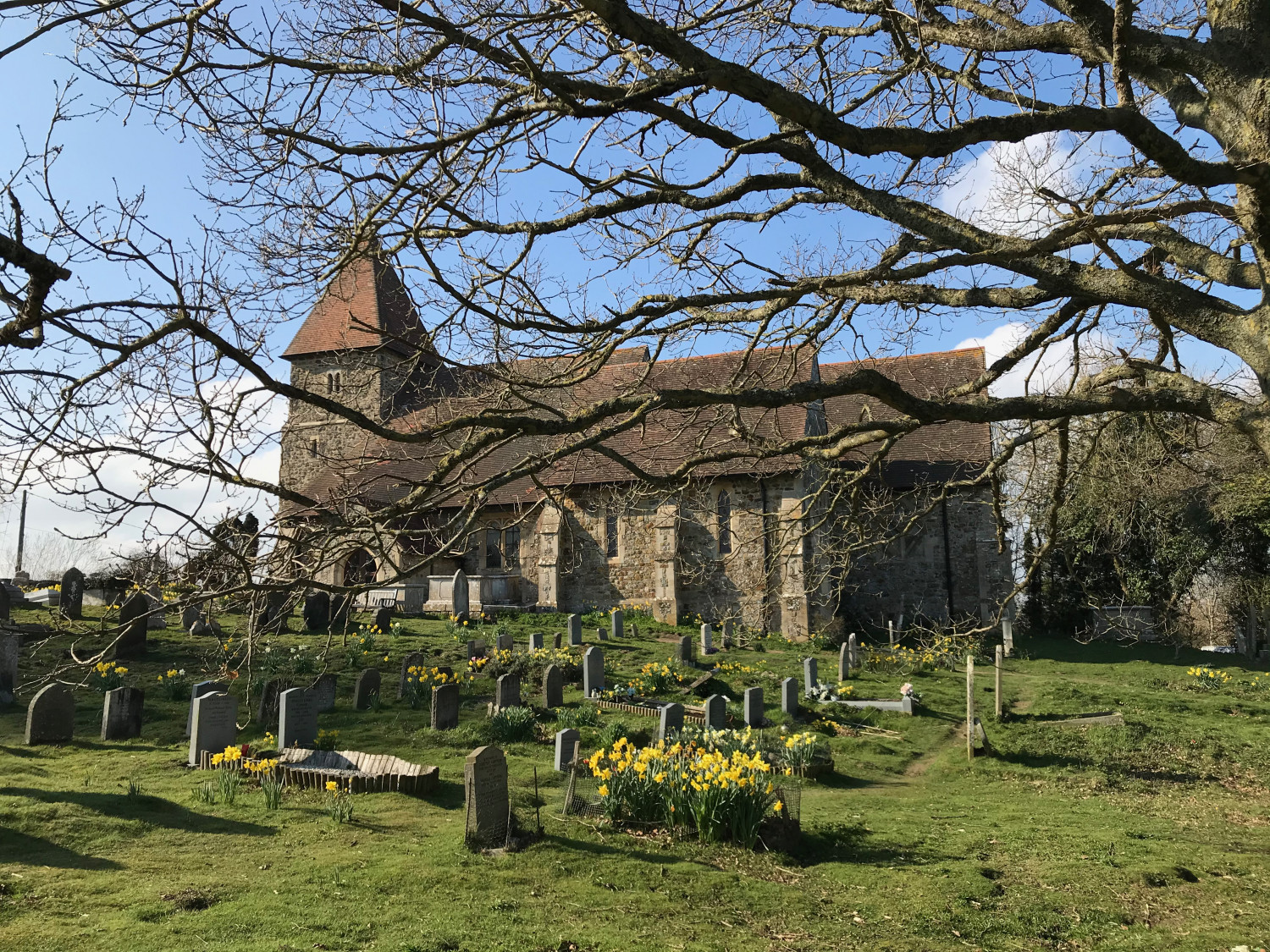 Outside view of church